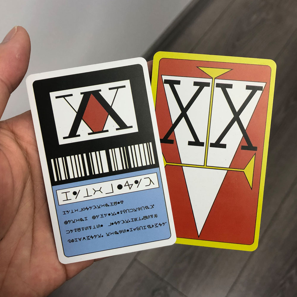 Tarjeta de licencia Hunter x Hunter GING FREECSS Cosplay Anime japonés Hisoka Kurapika Killua Zoldyck colección de tarjetas de PVC accesorios de disfraz