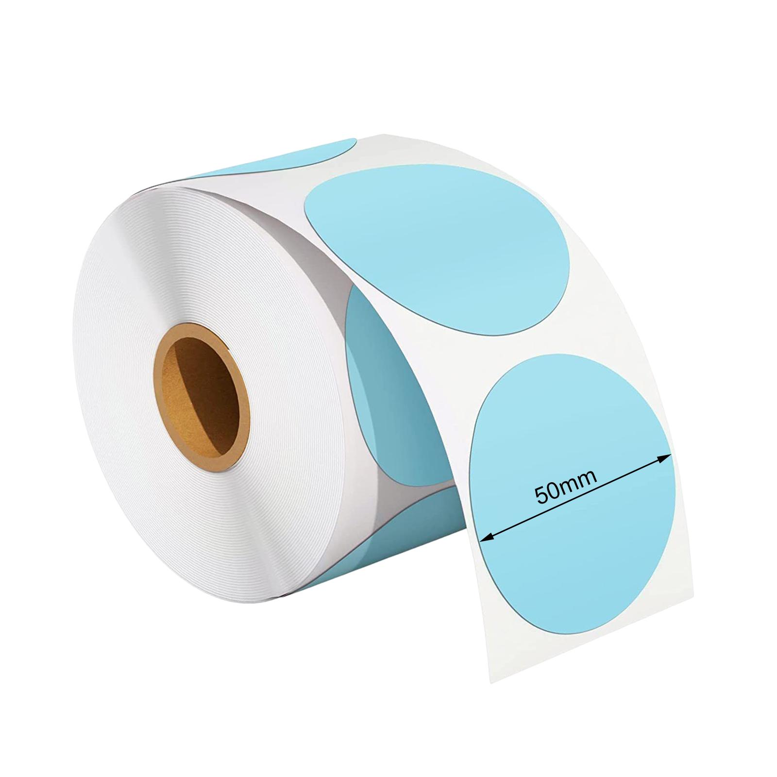 Autocollant thermique coloré portable pour mariage, étiquette de nom, joint d'enveloppe adhésif, manuel de cuisine, 5cm, 1000 pièces