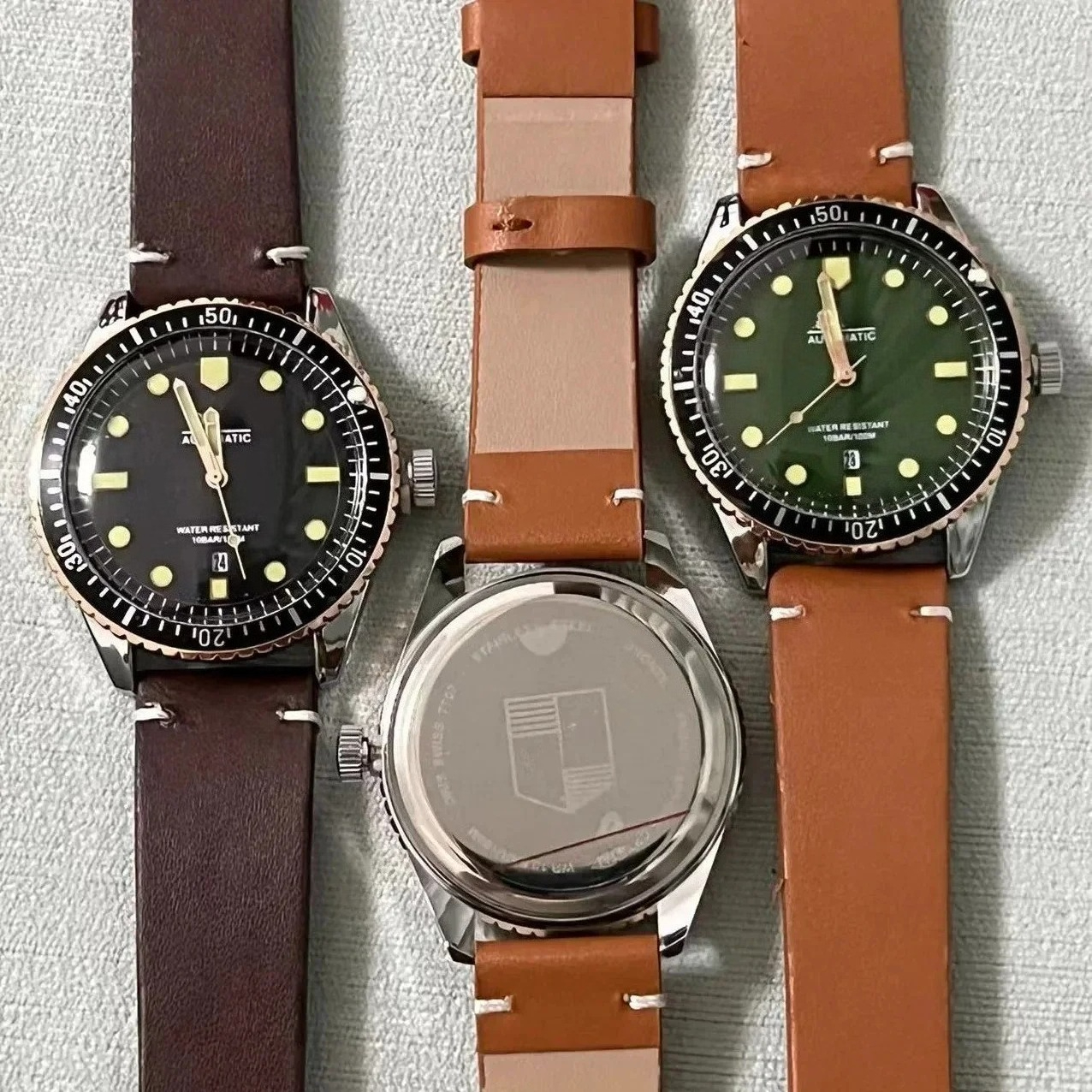 Nova moda marca de luxo relógios pulseiras de couro de alta qualidade não mecânico relógios de quartzo negócios casuais relógios masculinos