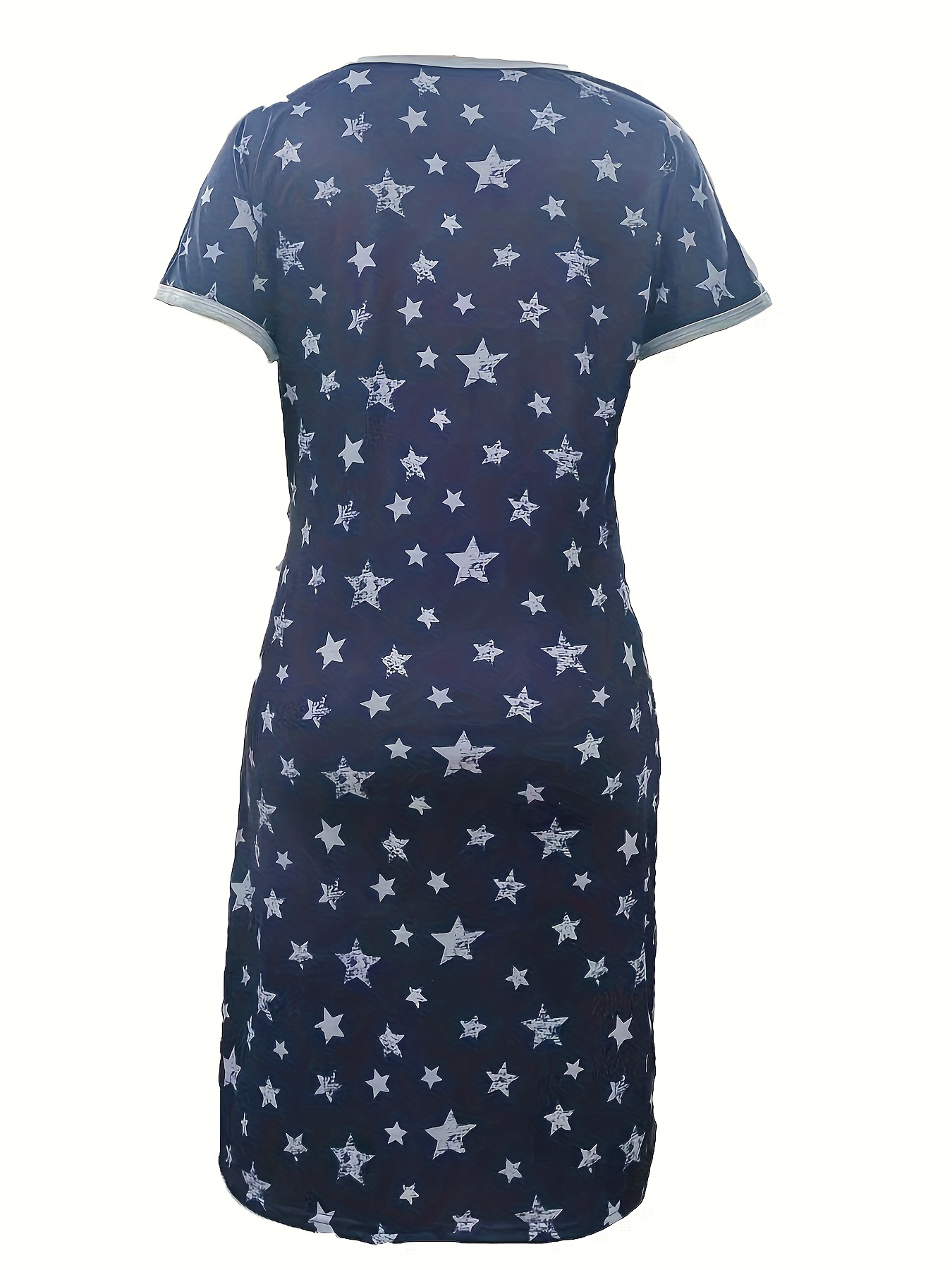 Ropa de dormir de maternidad 3 en 1 para mujer, de manga corta Camisón de lactancia, vestido para amamantar, pijamas de maternidad