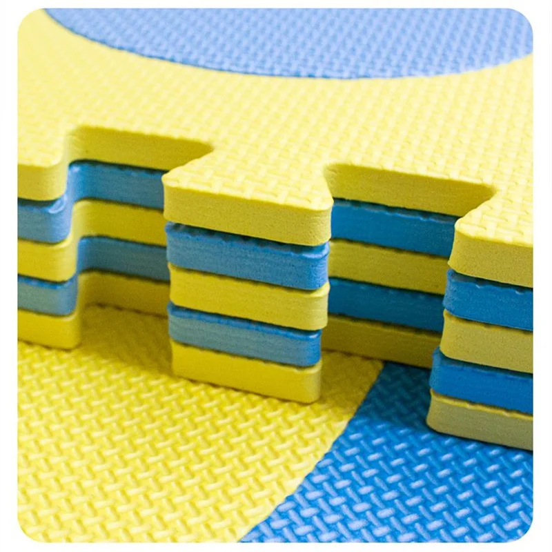 10PCS Play Mats Activities Mat for Baby 30x30x1cm Baby Play Mat Cartoon Puzzle Mat Baby Mat Tatame Crawling Mat Floor Noise Mat