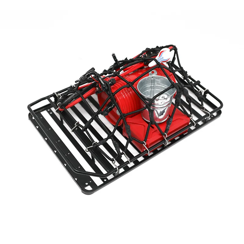 Roof Rack Luggage Net for 1/10 1/12 RC Crawler AXIAL SCX10 MN D90 D110 Traxxas TRX-4 90046 KM2 Accessory and Parts