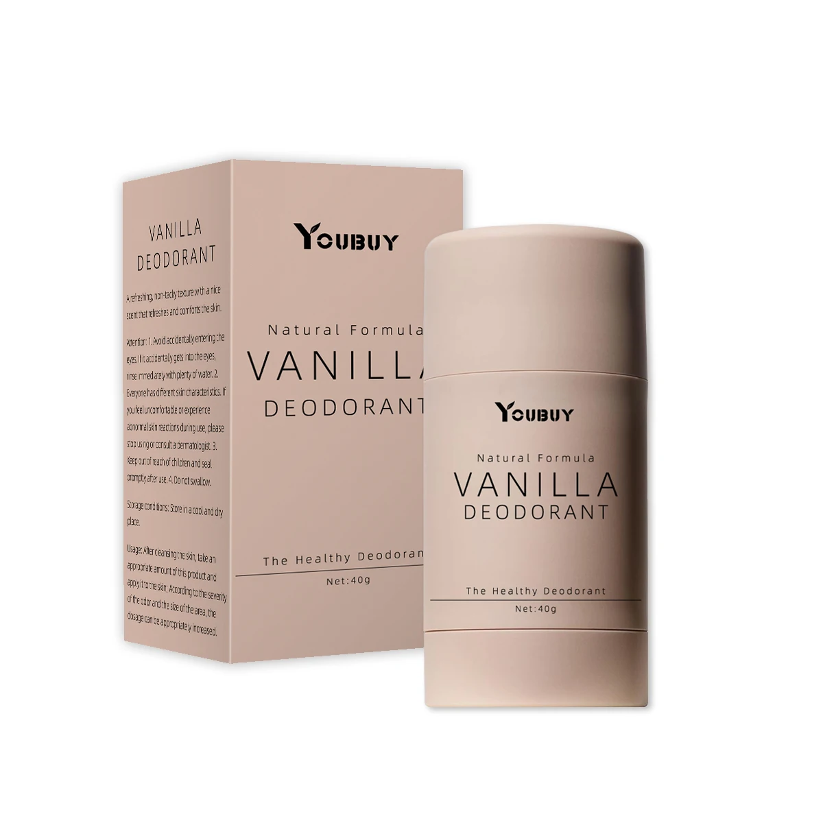 Vanilla underarm deodorizing rod lightens the odor underarm deodorizing and keeps it natural and refreshing