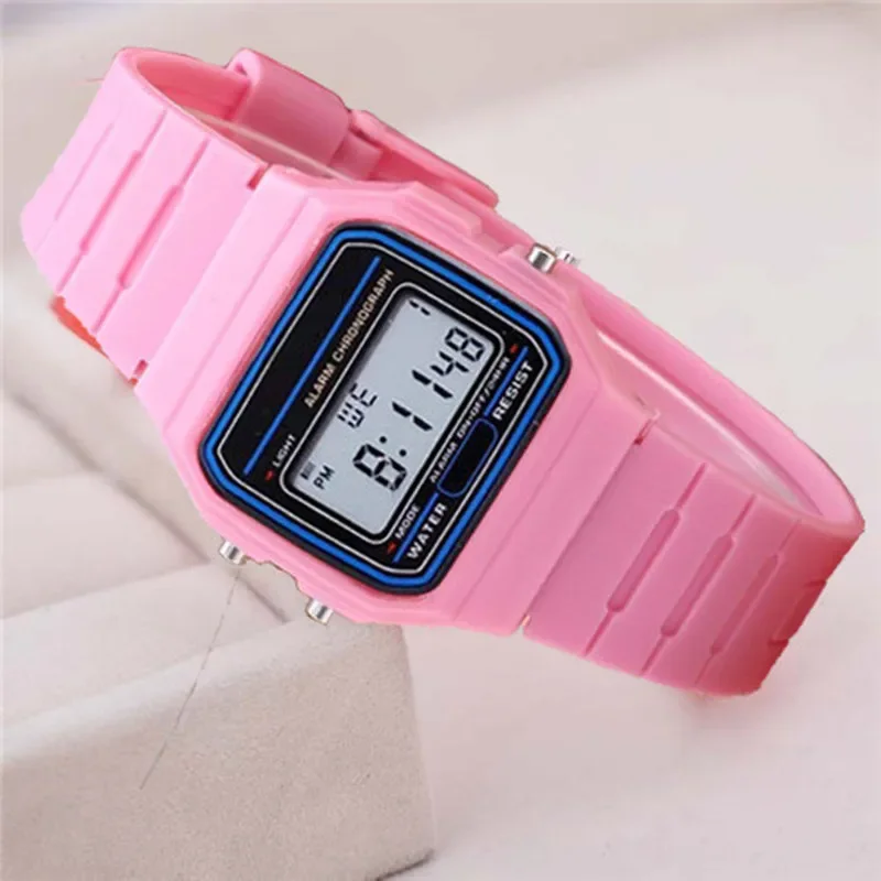 Relojes digitales deportivos LED para hombre, reloj electrónico Simple con esfera cuadrada pequeña, banda de silicona, reloj informal de moda para hombre, montre homme