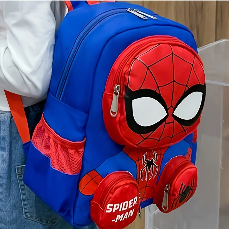 Disney Spiderman Backpack, Large Capacity Foldable Outdoors Daypack, Gift for Christmas/Birthday