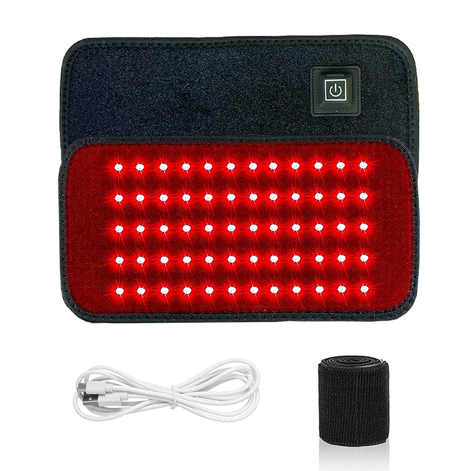 60 LED Cintura per terapia della luce rossa e a infrarossi 850nm 660nm Bruciare la schiena Avvolgimento del grasso Macchina dimagrante Vita Heat Pad Tutto il corpo