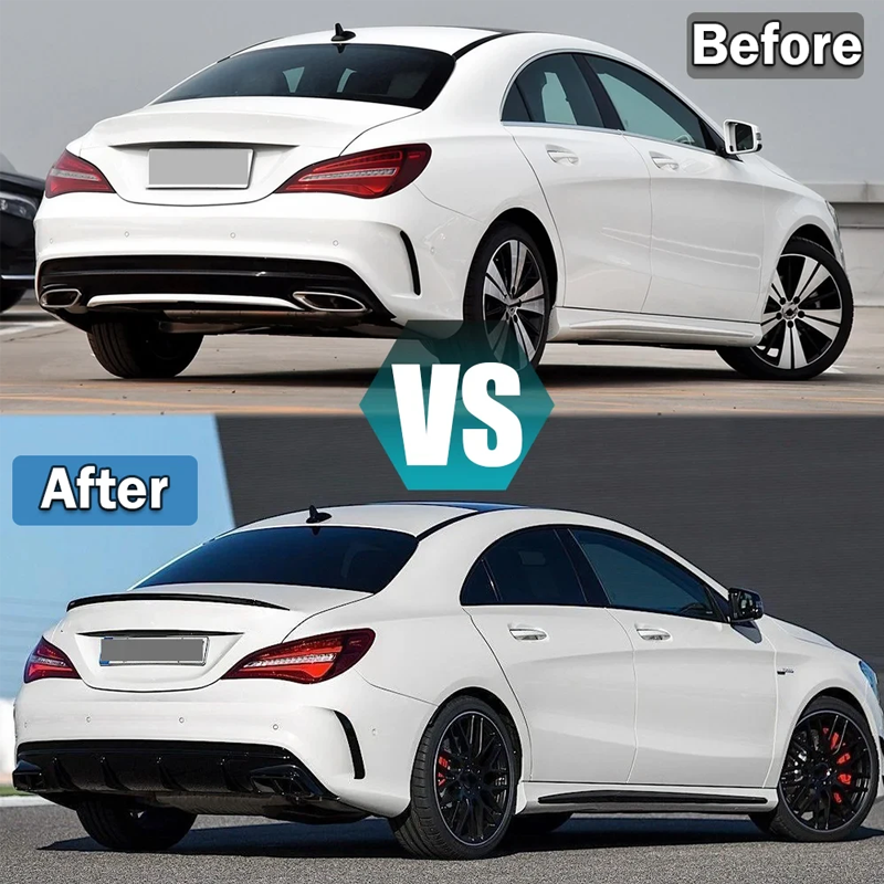 Alerón trasero para tapa de maletero de coche, ala para Mercedes Benz Clase CLA C117 C118 CLA200 CLA260 CLA45 AMG 2013-2023, estilo de coche