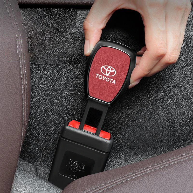Extensor de abrazadera para cinturón de seguridad de coche, hebilla para cinturón de seguridad, extensor de cinturón de seguridad para Toyota Highlander rav4 yaris IZOA, accesorios