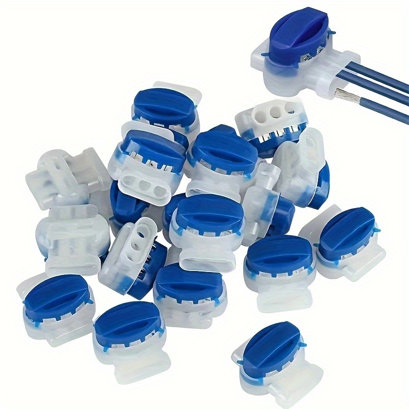 Connettori 314 a 3 pin Connettori per tosaerba robotizzato per Terminale cavo elettrico per tosaerba Gardena/Husqvarna/Worx/Robomow 30-10 pezzi