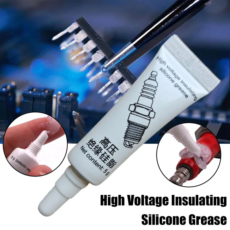Automobile Spark Plug High Voltage Insulating Grease Ignition Coil Silicone Grease High and Low Temperature Corrosion Resistance