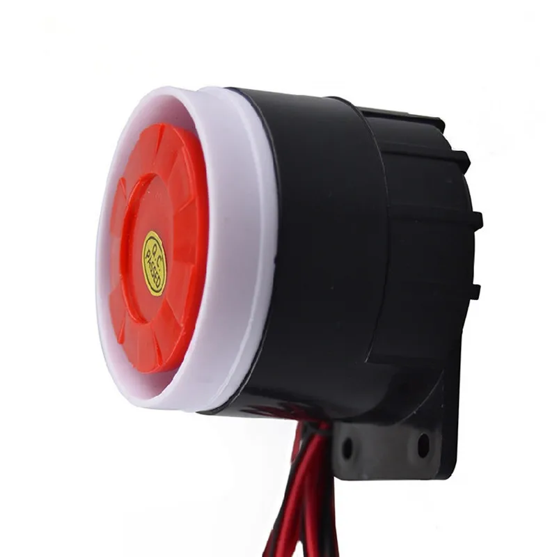 Tiếng Còi Hú Báo Động Trong Nhà 120dB Có Dây Nhà Báo Động An Ninh Chống Trộm Cho Họ Thang Máy ATM 12V ABS chất Liệu