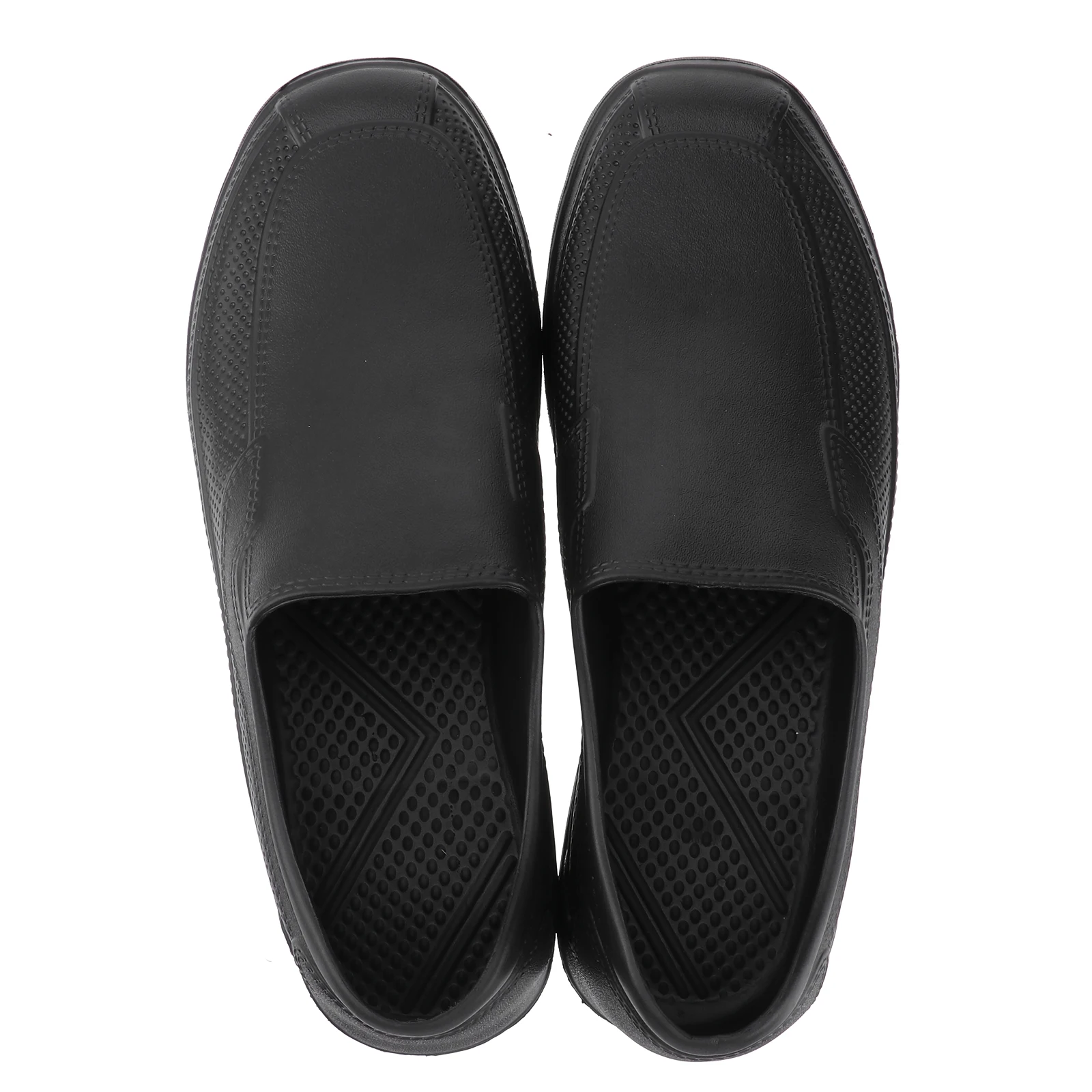 EVA Shoes Non-slip Wear Resistant Chef Shoes Lightweight Comfortable Kitchen Oil-proof Shoes (40 Code, Black)