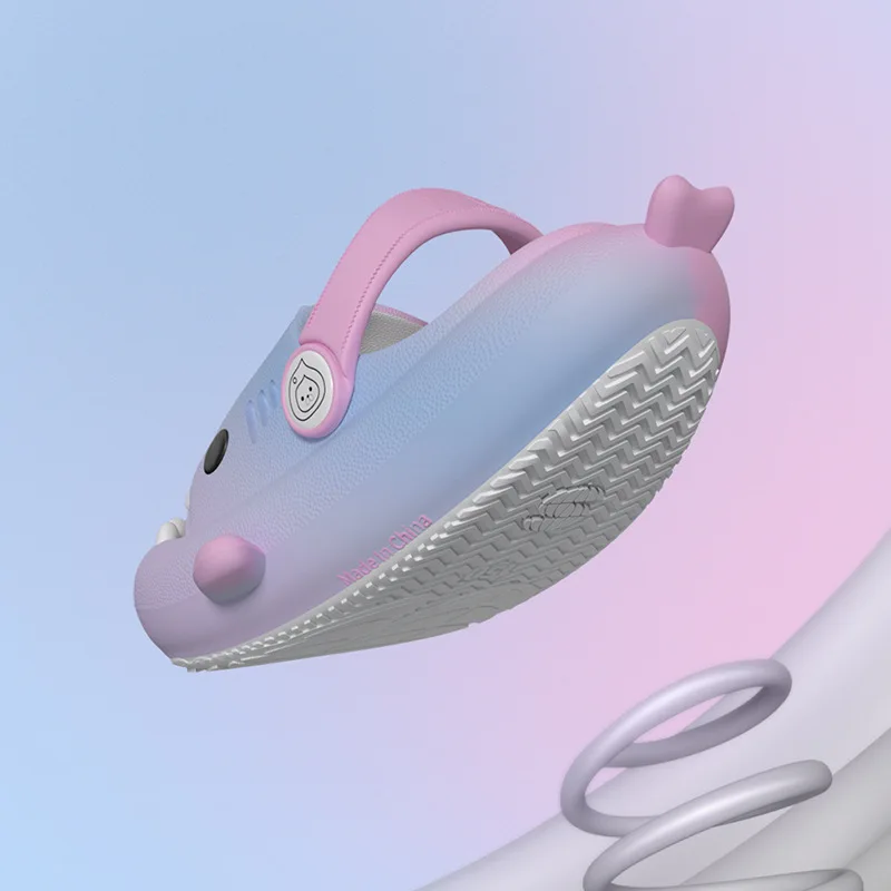 Evshine รองเท้าแตะเด็ก, รองเท้าแตะฉลามแฟชั่นรองเท้าแตะกันน้ำน่ารักกลางแจ้งรองเท้าแตะรัดส้นชายกันลื่นรองเท้าชายหาดน้ำหนักเบา