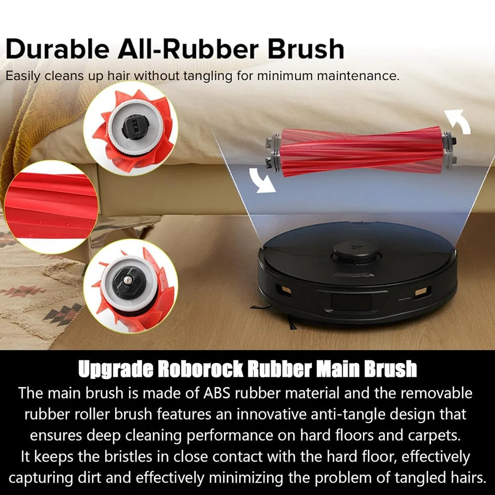 For Roborock S7 S7+ S7 MaxV S7 MaxV Plus T7S T7 Plus T7S Plus Robot Vacuum Cleaner Main Side Brush Hepa Filter Mop Cloth