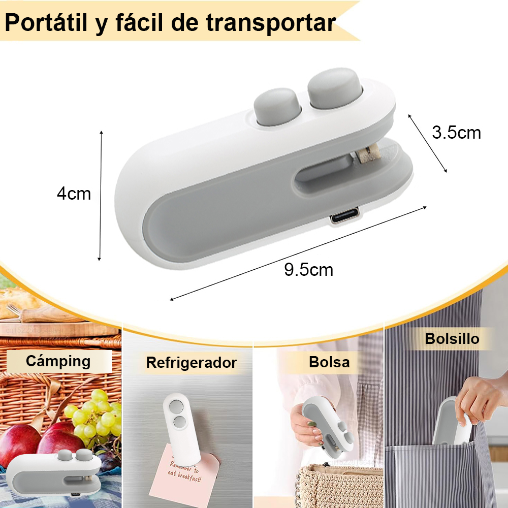 Mini máquina de sellado de bolsas térmicas, sellador de bolsas de plástico, selladores térmicos portátiles de bolsas de plástico, máquina de sellado de bolsas de plástico de mano