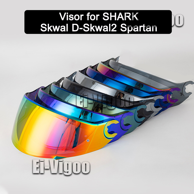 Visera para casco de motocicleta Shark Skwal D-Skwal 2 Spartan Carbon