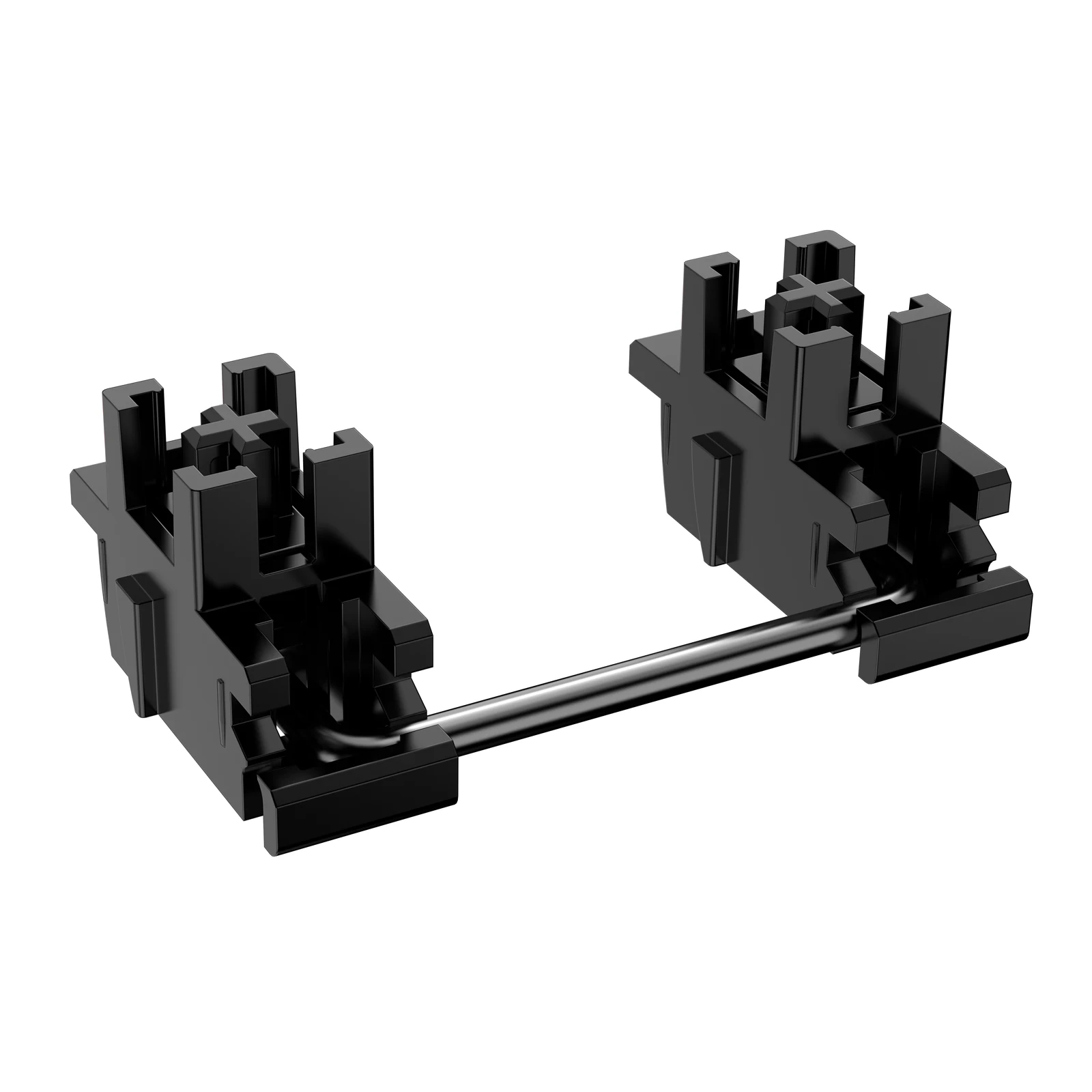DUROCK Plate Mount Stabilizer V3, Innovative Pre-clipped Stem for Minimum Wire Wobble 2U 6.25U 7U Plate Keyboard Stabilizers V3
