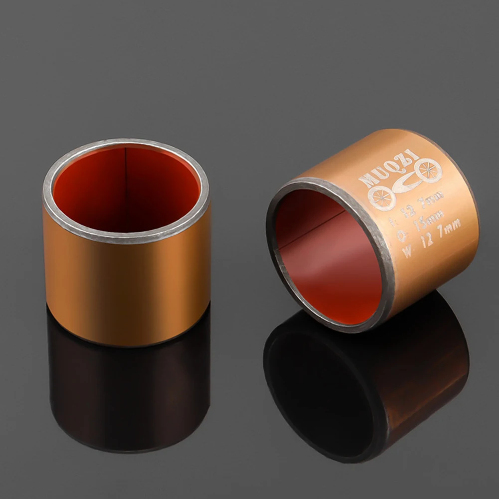 Peredam Kejut Belakang Sepeda Gunung DU Bushing untuk Suspensi Rubah 12.7X15X12.7Mm untuk Aksesori Sepeda Bersepeda Alat Bersepeda