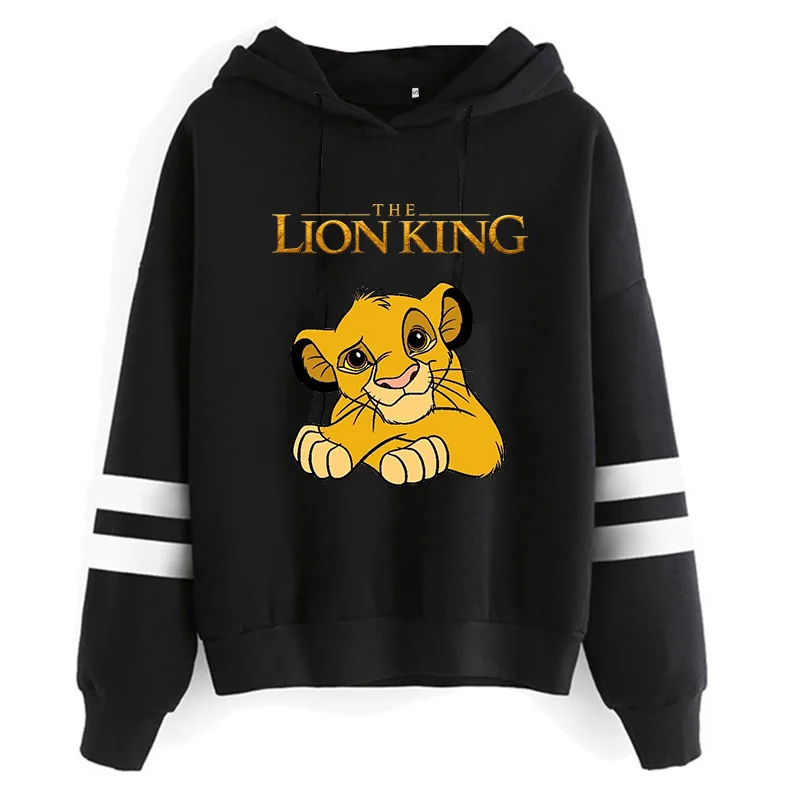 Sudadera con capucha de Disney El Rey León para mujer, ropa de moda, sudaderas con capucha de Hakuna Matata, Kawaii