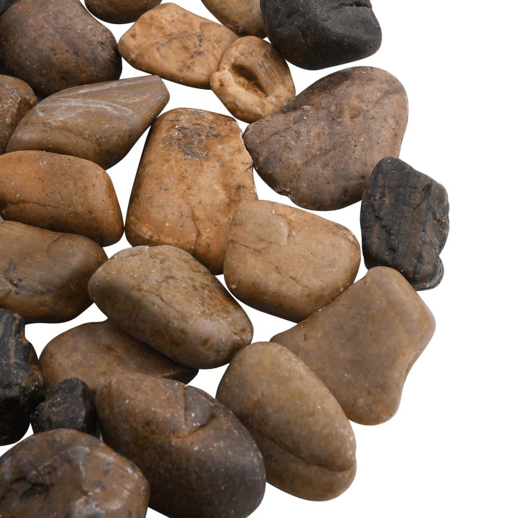 10KG Mixed Color Polished Pebbles 2-5CM