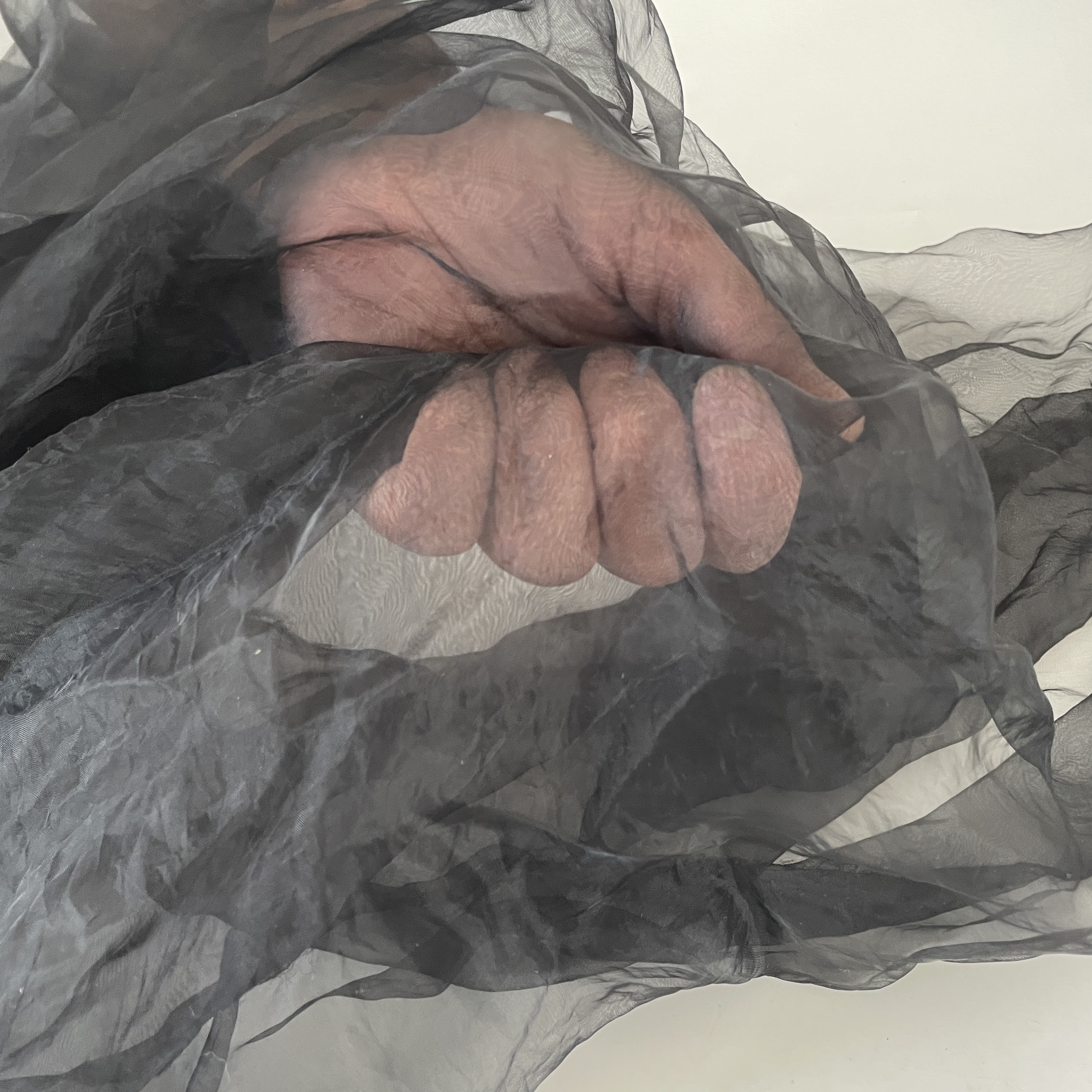 Silk net for making silk topper and invisible tape hair extensions