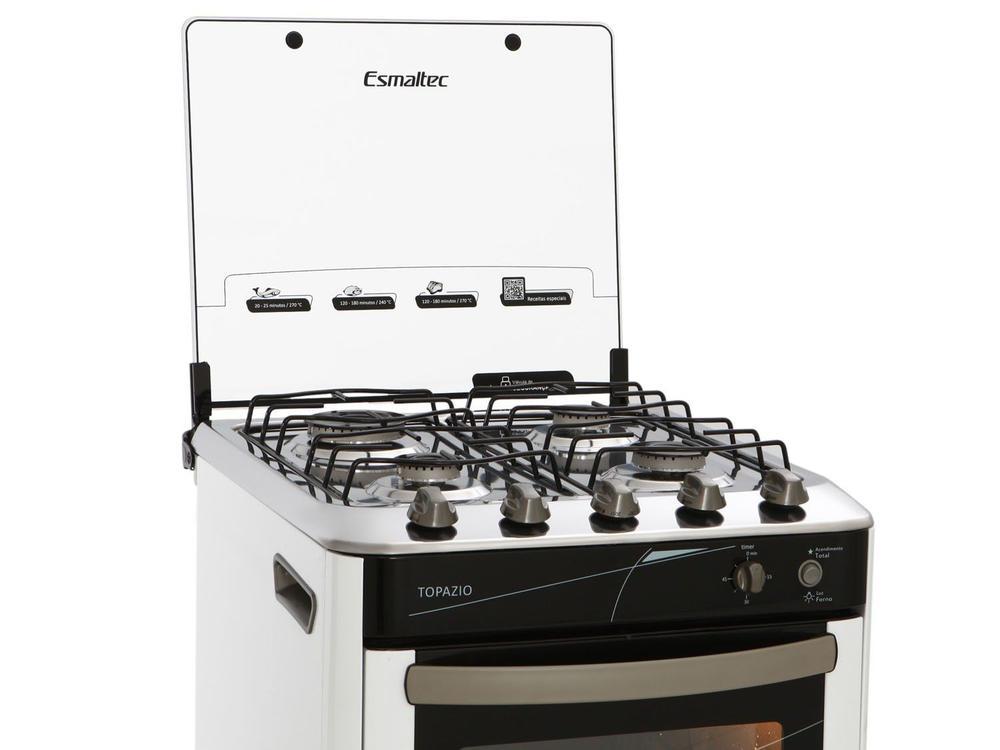 Fogão 4 Bocas Esmaltec Branco - Bivolt
