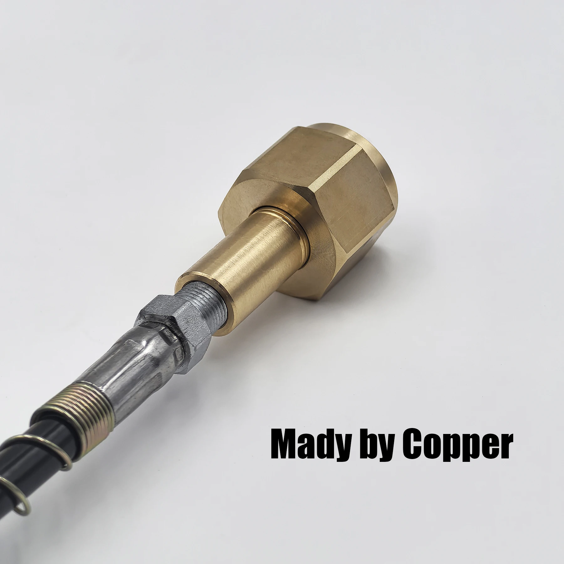 CO2 Filling Adapter Fill Refill Station Charging Adapter with 37inch Spring Cover Hose Type in W21.8/CGA320/G3/4 Connector