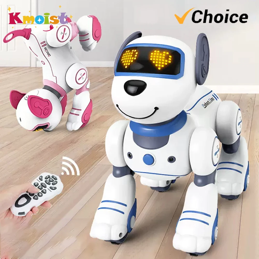 Robot chien cascadeur marche danse électrique chien de compagnie télécommande magique chien jouet Intelligent tactile télécommande enfants jouets