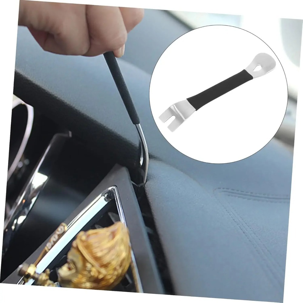1PC Stainless Steel Car Audio Removal Tool - Pry Bar for Door Panel, Radio, Interior Trim Disassembly