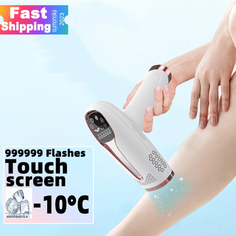 Épilateur laser électrique indolore pour femme, 999999 flashs, IPL, usage domestique, pour épilation bikini, livraison directe