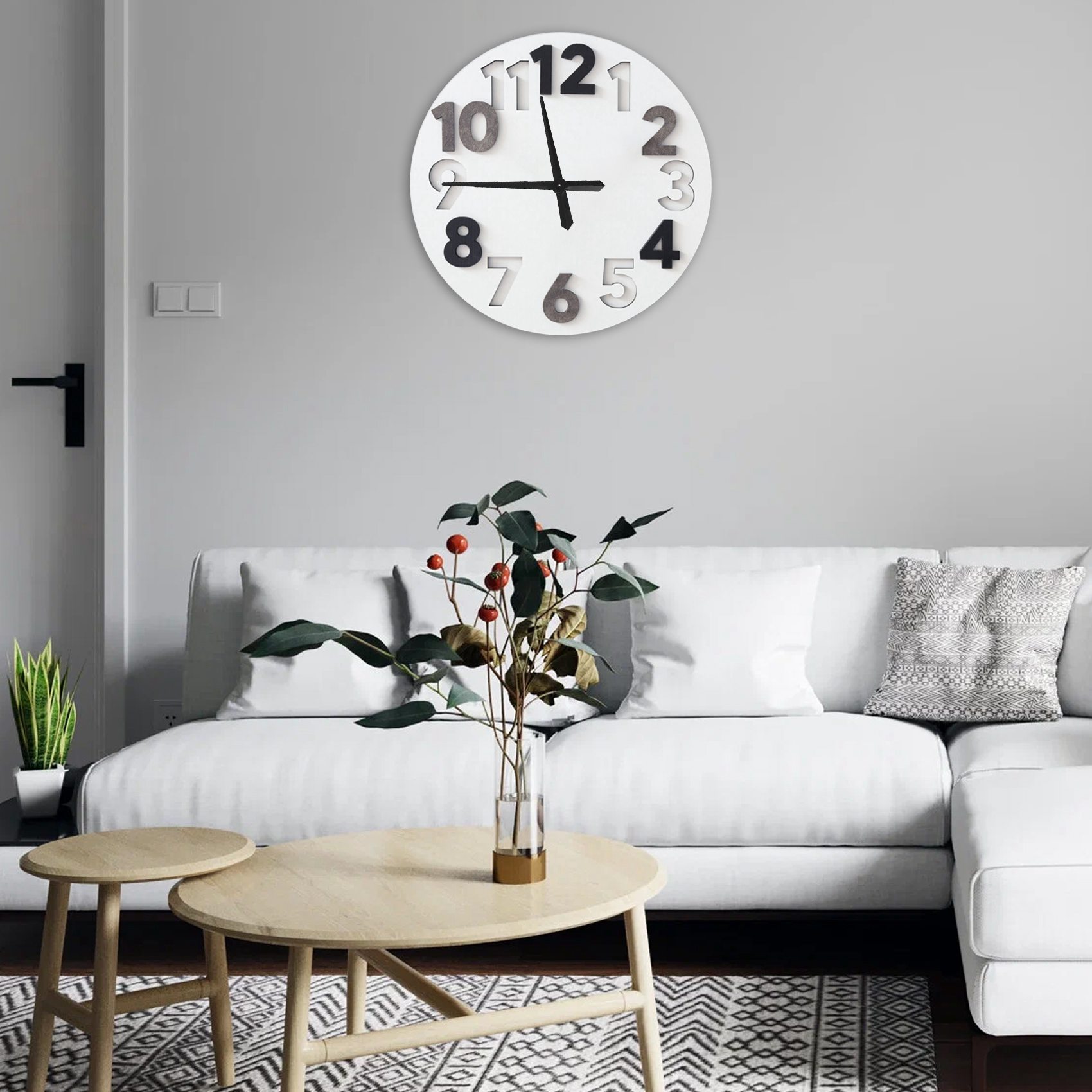 BABQ High Torque Quartz Clock Movement Replacement Mechanism 13 Inch Long Hands for DIY Clock Repair Tool Parts Replacement