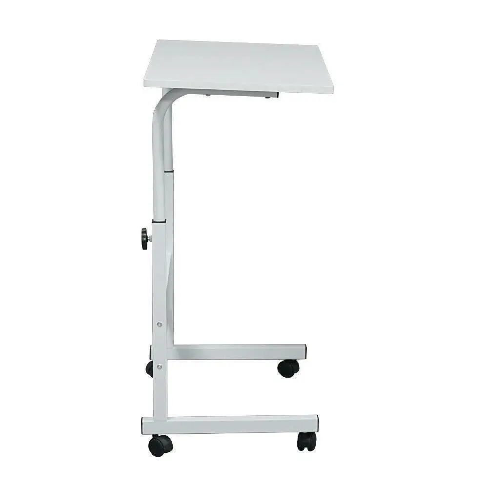 Mobile adjustable laptop desk portable computer rack
