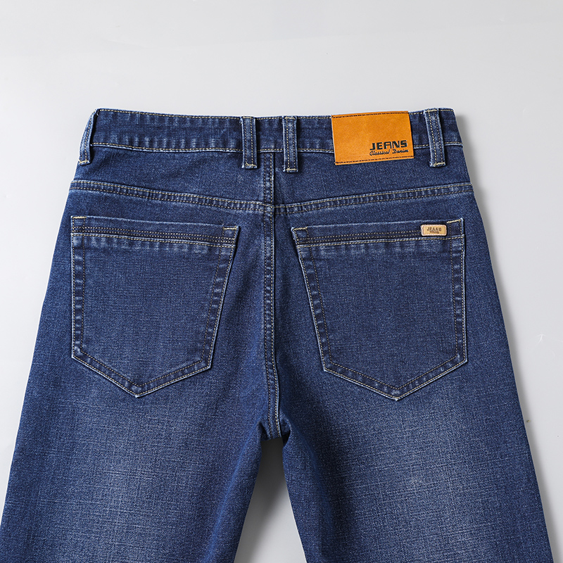 綿メンズジーンズデニムパンツブランドクラシック服オーバーオールストレートズボン男性のための黒特大大サイズ35 40 42 44 46