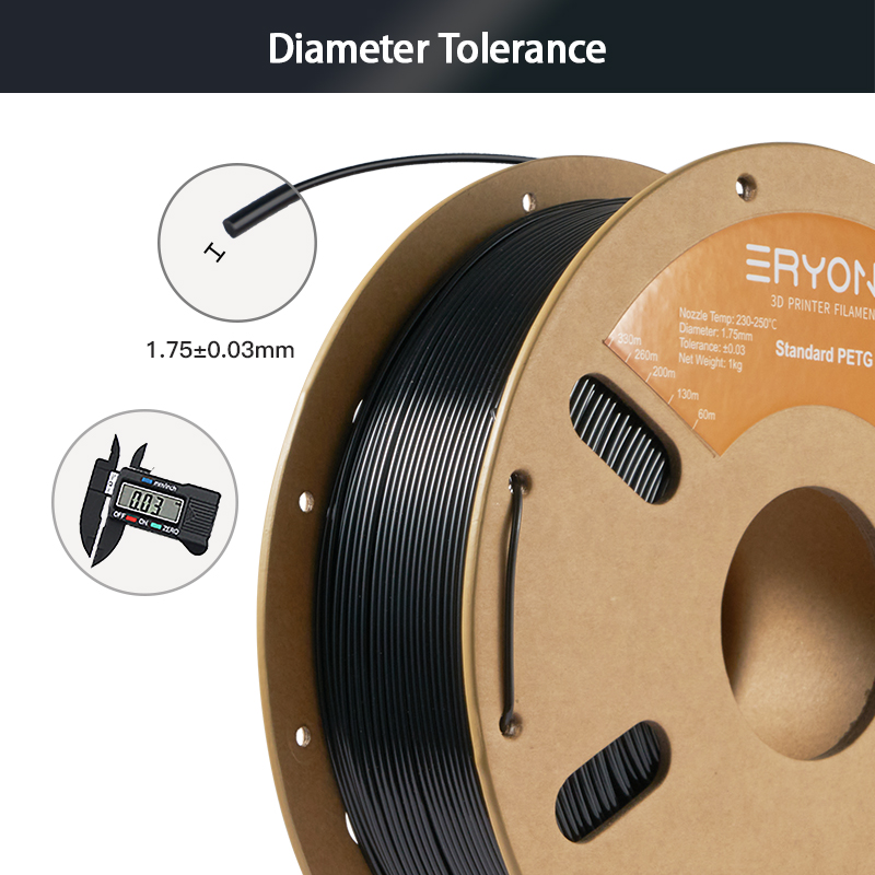 Стандартная нить PETG ERYONE 1/3/5/10 кг, 1,75 мм, 3D-принт, доступно многоцветное, нить изpetg, 3D-нить оптом, 1 кг/катушка