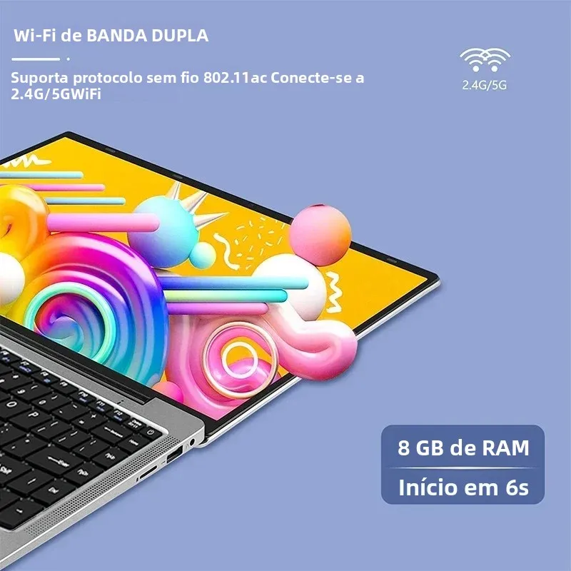 Estudante notebook aprendizagem portátil 14.1 polegada intel celeron n4000 8g ram 128gb 256gb 512gb 1tb ssd pc windows 10 quad core portátil