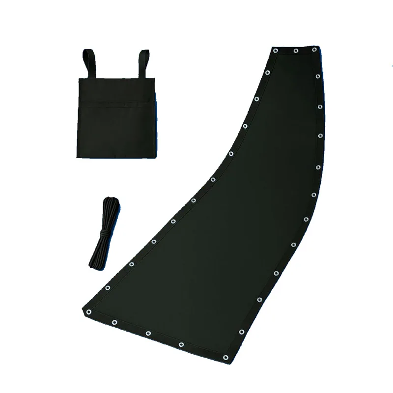 Pano de assento de substituição preto para cadeira de balanço suspensa de tecido-64x197x23cm substituição de balanço de jardim à prova d'água e poeira