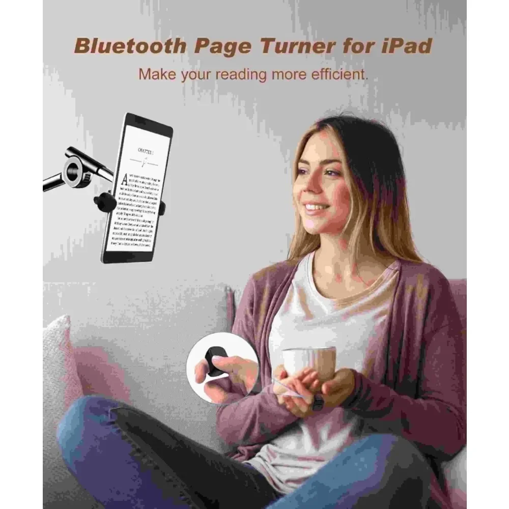 Remote Control Function Compatible Remote Control Is Suitable for iPhone iPad Bluetooth Page Turning Ring Roller Both Camera