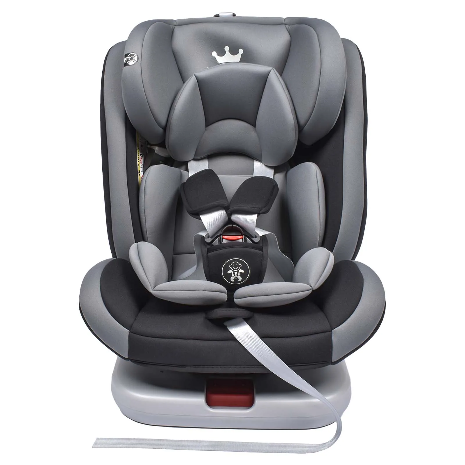 AP03 Asiento de coche infantil 360 °   Cinturón Giratorio 5 Puntos 9-36kg 0 -12 años ECE ISOFIX Asiento Seguridad Infantil KL005