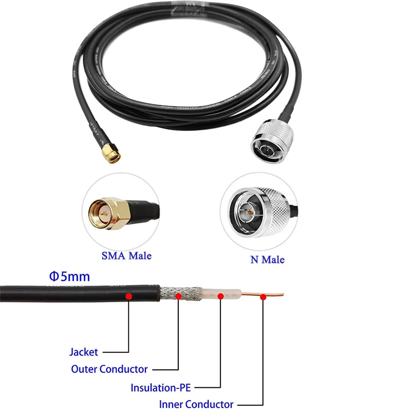 Antena omni ADS-B de 1090MHz 978Mhz FlightRadar24 ISM Transmisión dependiente automática con conector SMA y RadarBox FlightStick