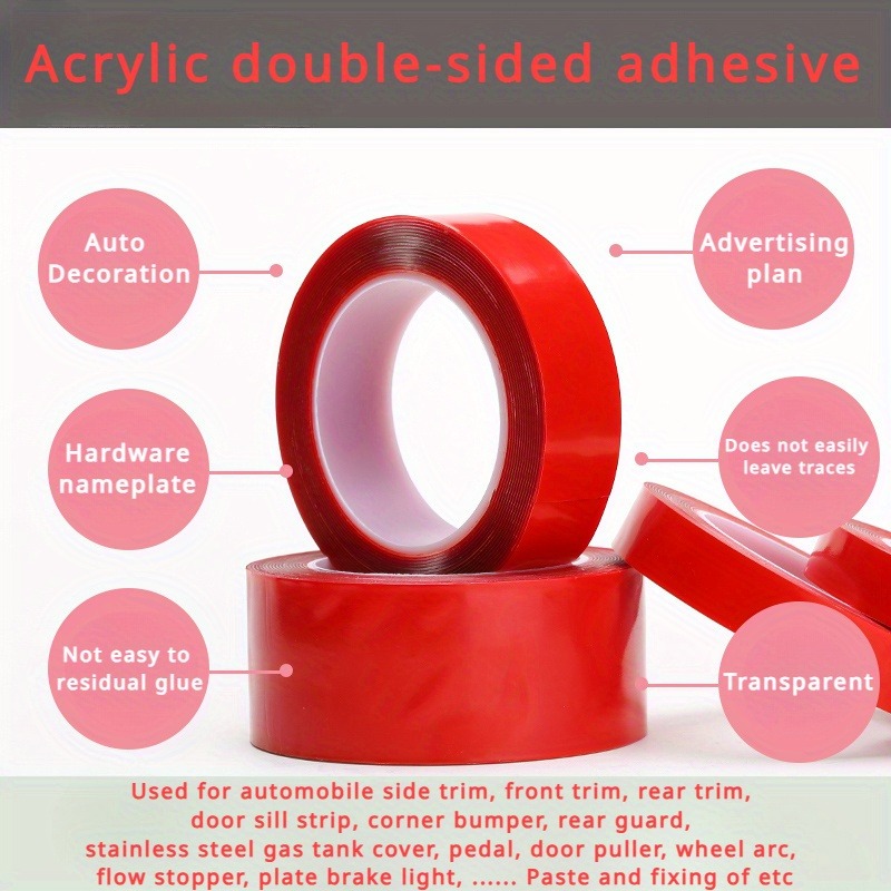 Magic Ten Thousand Times Nano doppelseitiges Klebeband, stark, ultradünn, transparent, wasserdicht, Acryl, Auto, zweiseitiger Klebstoff, nicht