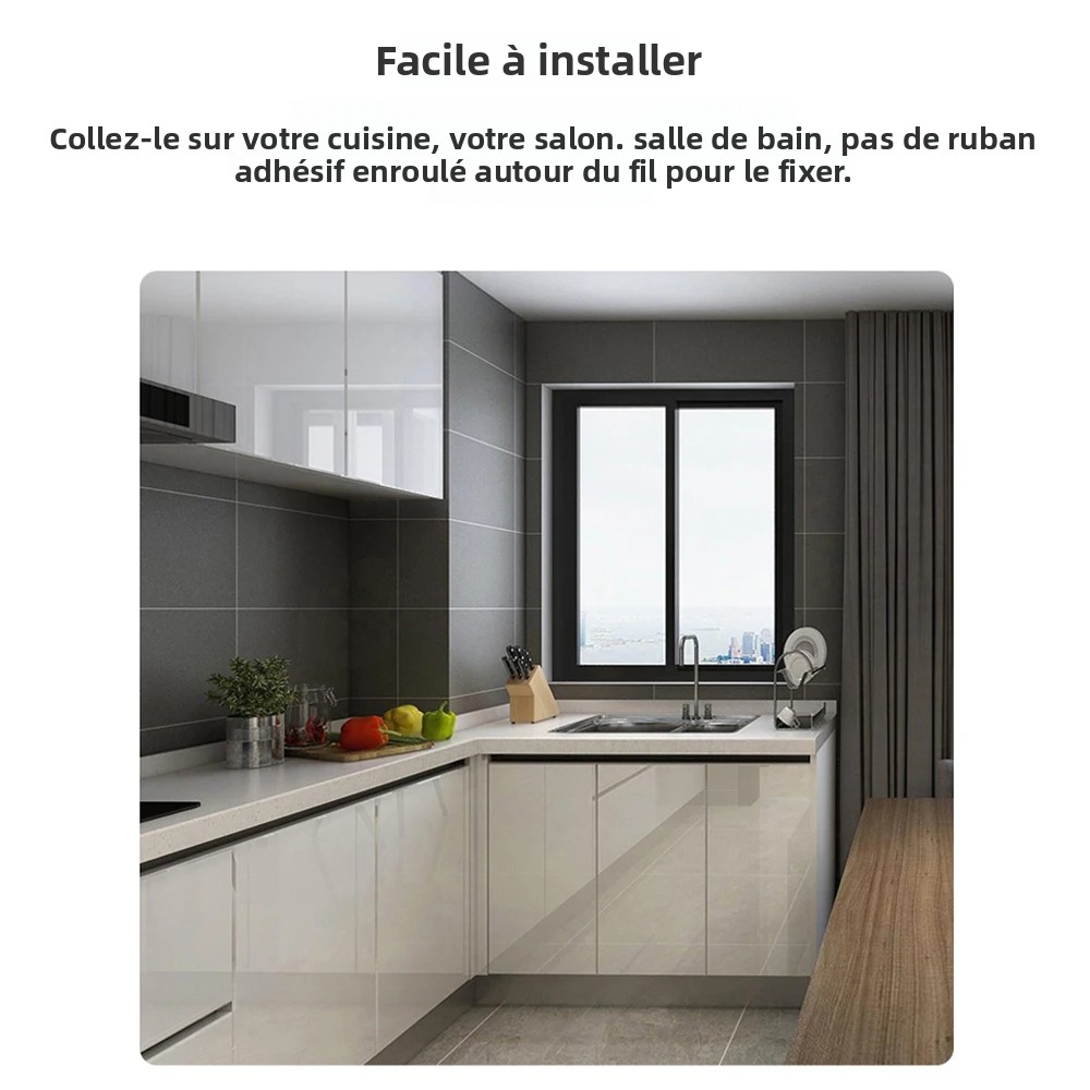 Zigbee capteur d'eau détecteur de fuite d'inondation App surveillance à distance pour cuisine/salle de bain Support Assistant domestique Zigbee2mqtt