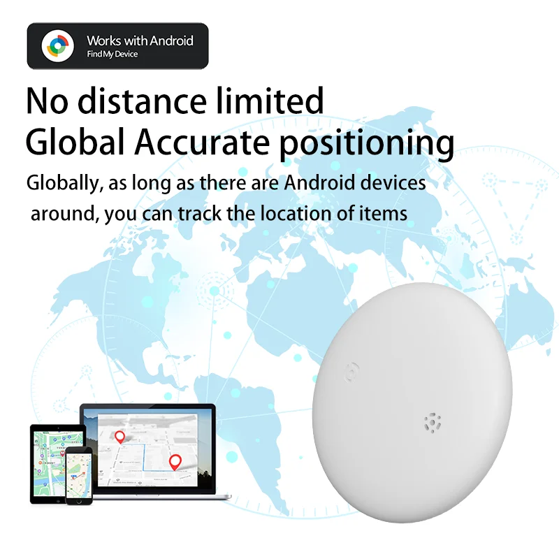 Android Locate Tracker Google Find My Device Airtag Portable Locator Key Loss Prevention Waterproof Devices Global Positioning