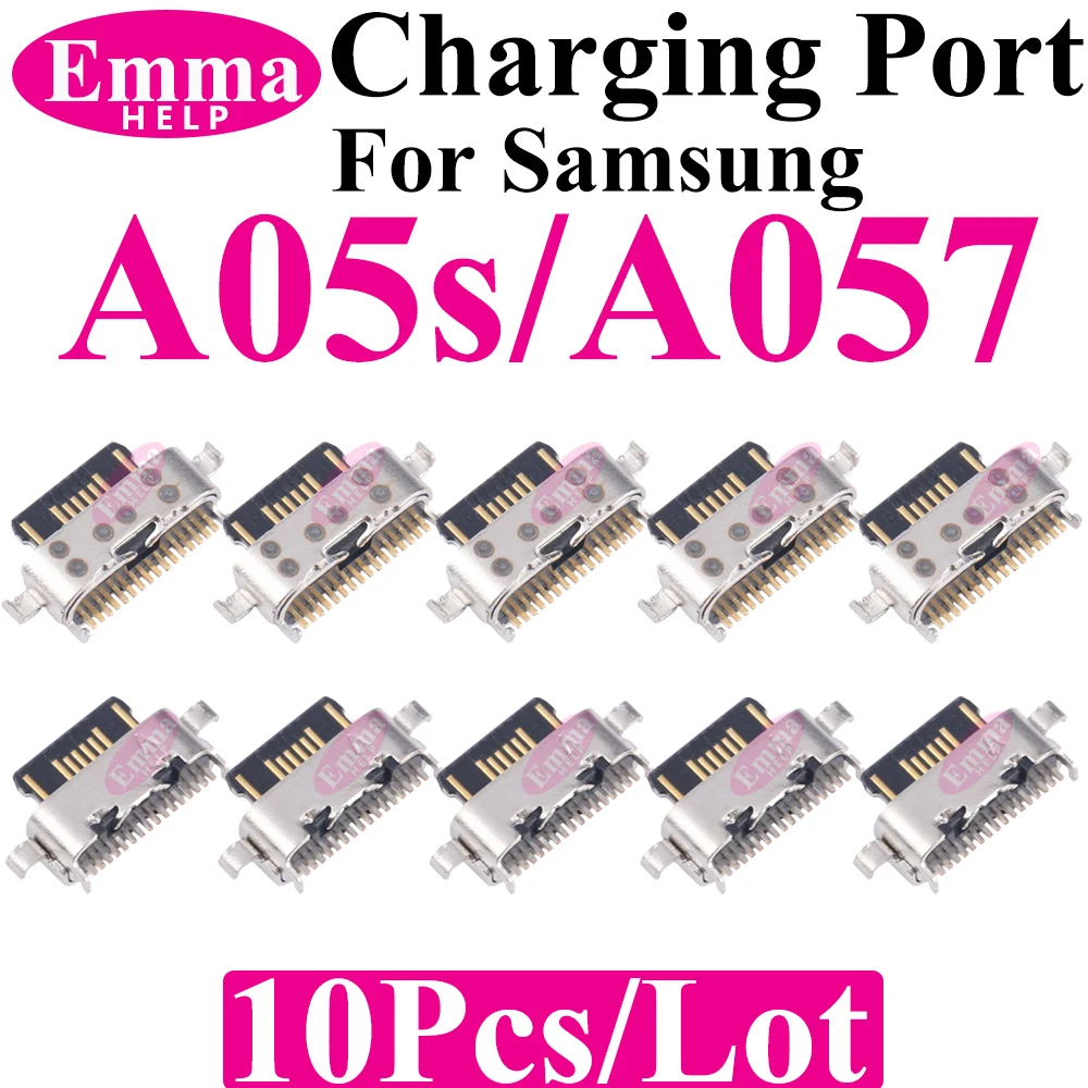 10 шт. USB-зарядное устройство, порт для зарядки, док-станция, оригинальный для Samsung A52 A72 A53 A35 A55 A33 A32 A23 A13 A34 A25 A52s A04 A05 A15