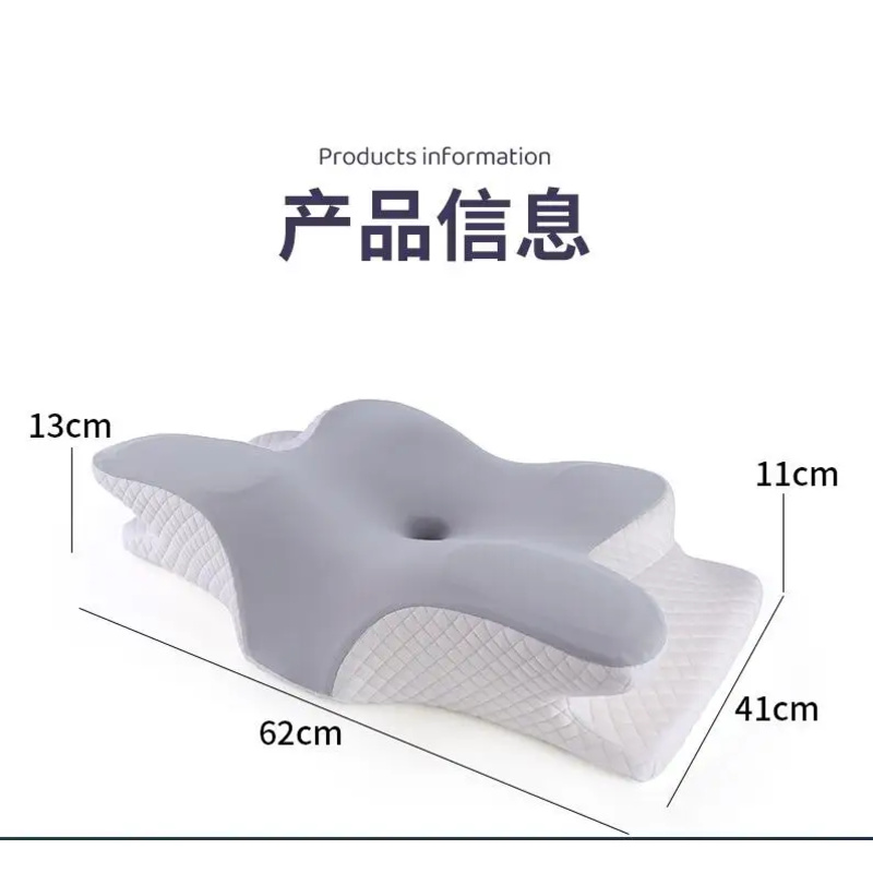 Cervical Neck Pillow Memory Foam Sleeping Pillows Ergonomic Orthopedic Neck Support Contour For Side Back Stomach Sleepers