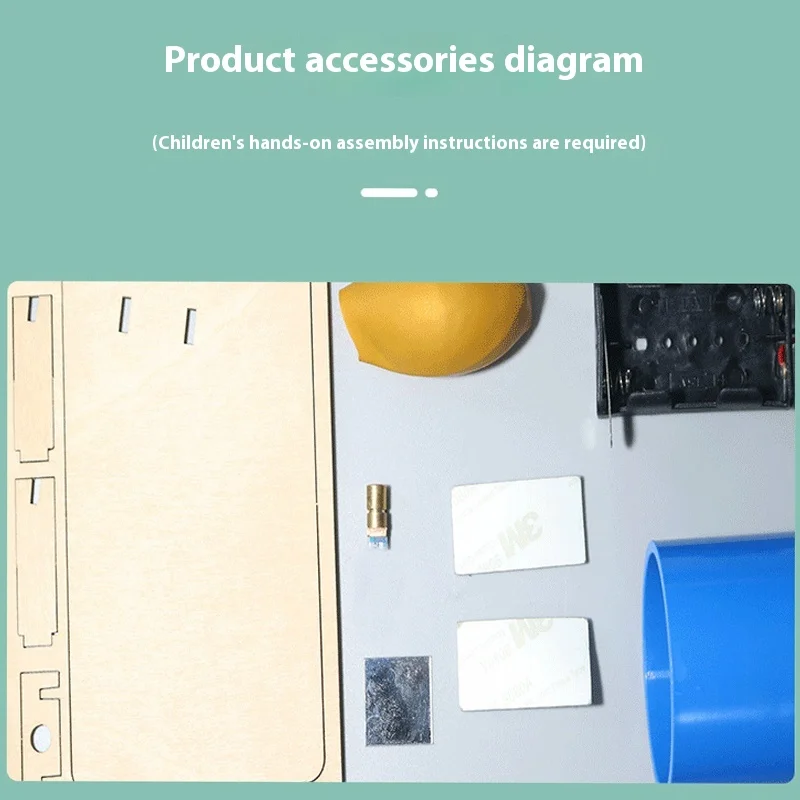 DIY 음향 이미징 장치 재미있는 과학 실험 기술 소규모 생산 손으로 조립 된 모델 교육 실험 소품