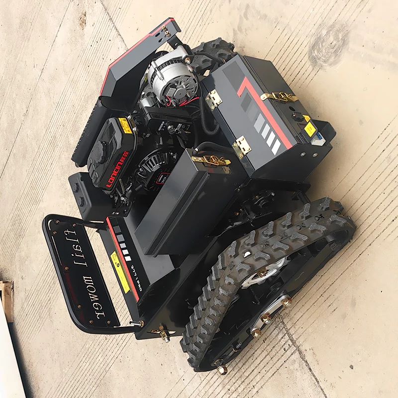 Индивидуальный электрический робот с самым высоким рейтингом, мини-умная бензиновая машина, квадроцикл, газонокосилка с дистанционным управлением, гусеничная газонокосилка для сада