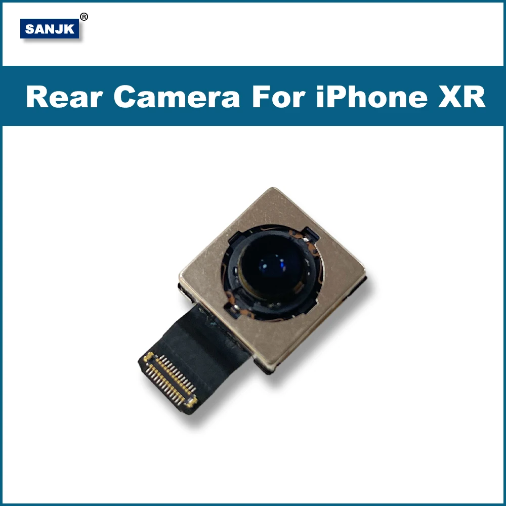 กล้องด้านหลังสําหรับ iPhone XR กล้องด้านหลังเลนส์หลักด้านหลัง Flex Cable กล้อง