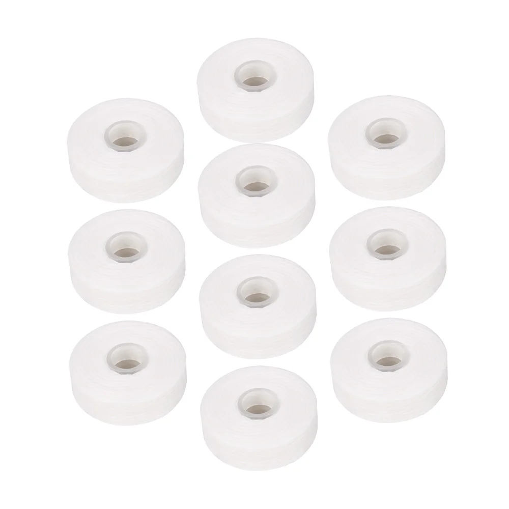 AZDENT 20Rolls Dental Flosser Built-in Spool Wax Mint Flavored Europe Replacement Flat Wire Dental Floss 50M/Roll