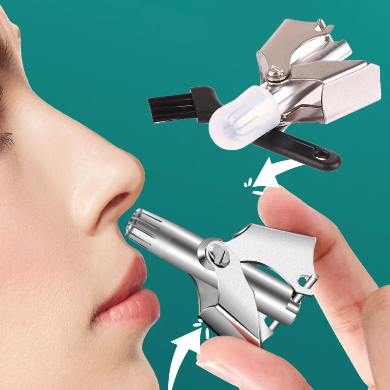 Neus Trimmer Voor Mannen Rvs Handmatige Trimmer Voor Neus Vibrissa Scheerapparaat Wasbaar Draagbaar Oor Haar Vrouwen Hot