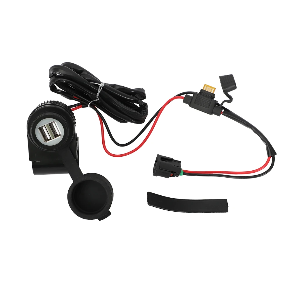 Para Honda CRF300L CRF250L Rally doble USB accesorio toma de corriente conmutada '17 On Plug And Play 2.0A